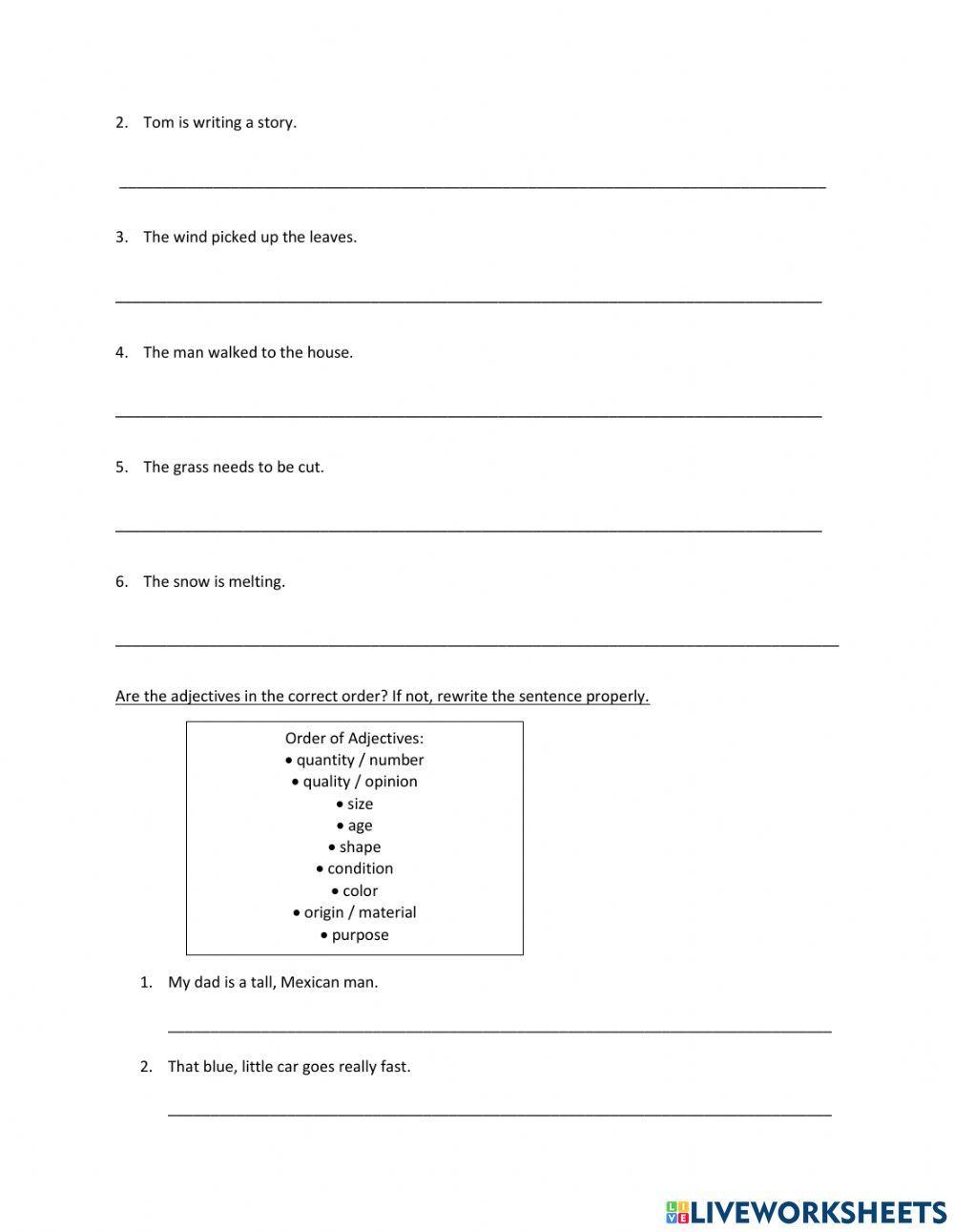 Article and adjective Article and adjective