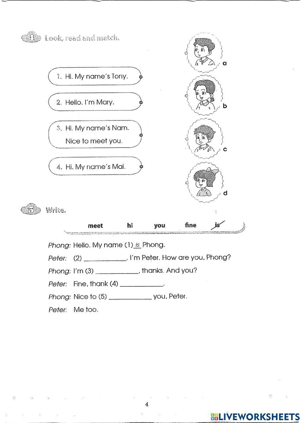 G3 U2 What's your name?