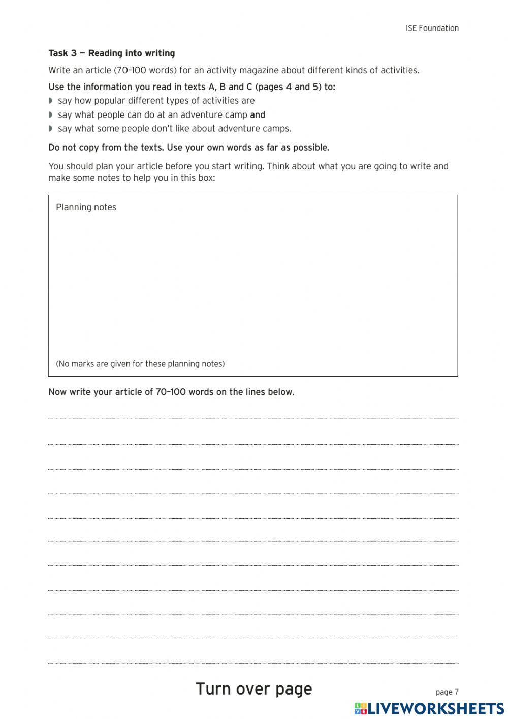ISE Foundation sample 4