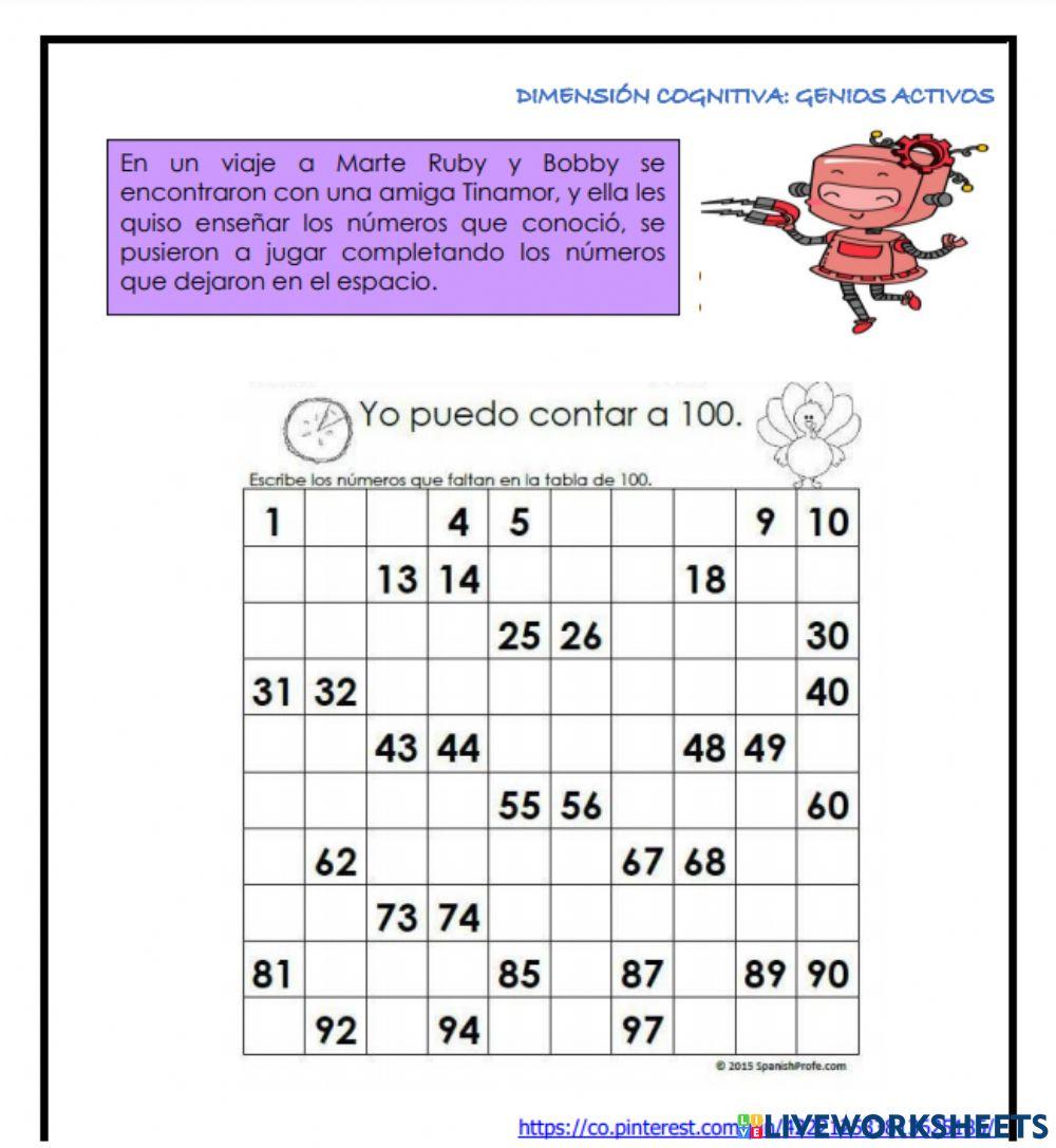 Números del 1 al 10