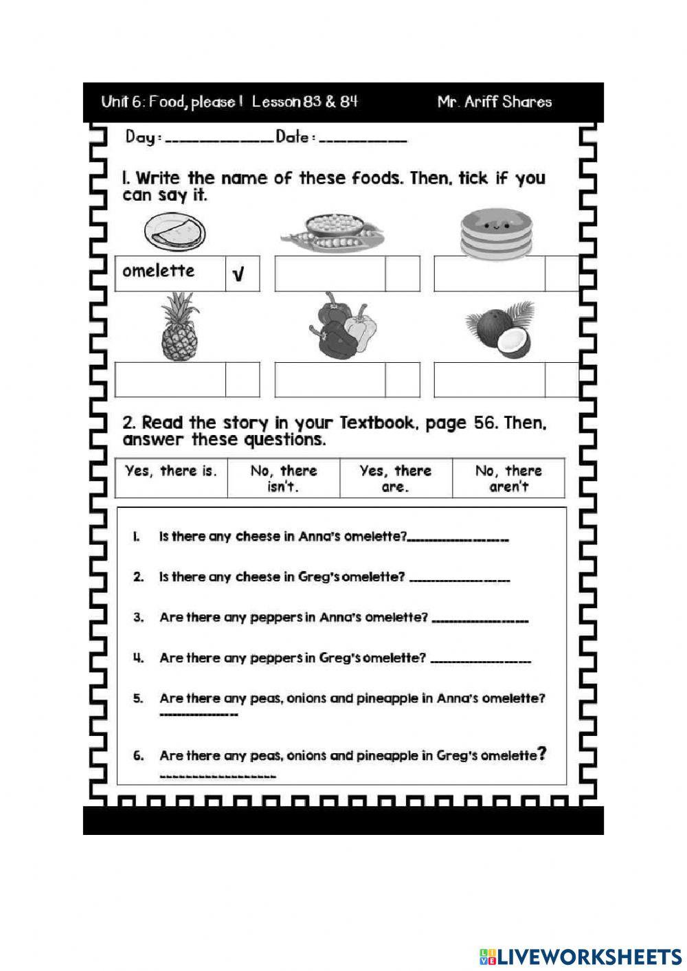 Module 6 online activity Live Worksheets