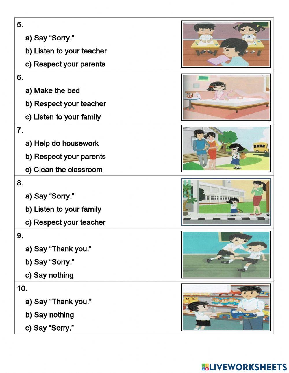 End of Term 1 - Social Studies