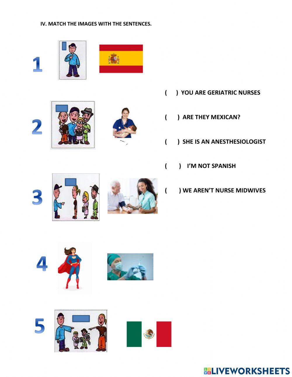 Verb to be and personal pronouns