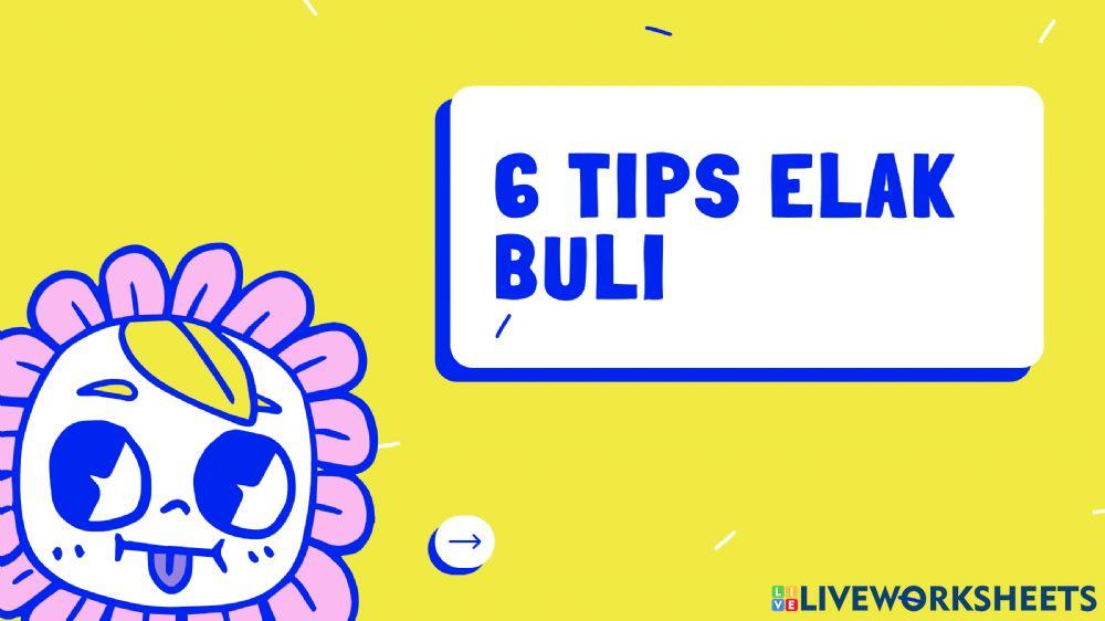 Jangan Buli! Elak Buli! - Cara Elak Buli