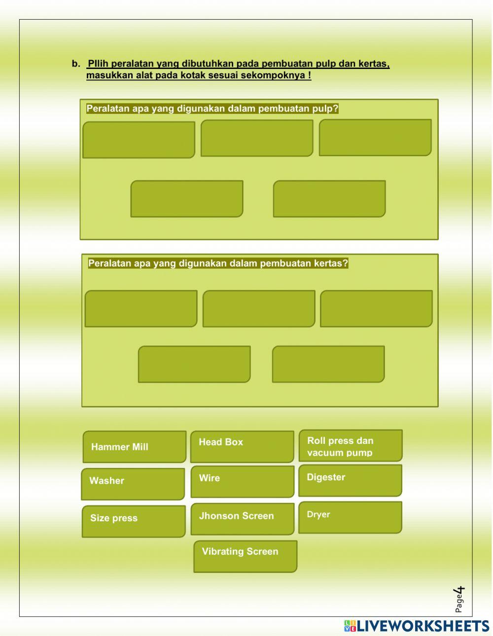 LKPD PEMBUATAN PULP DAN KERTAS