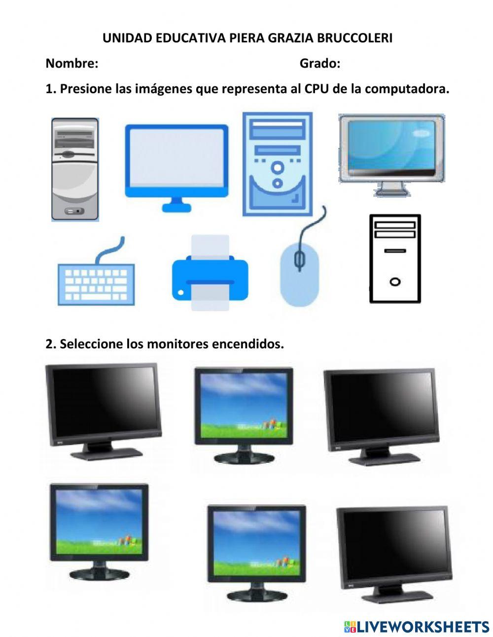 Cpu y monitor
