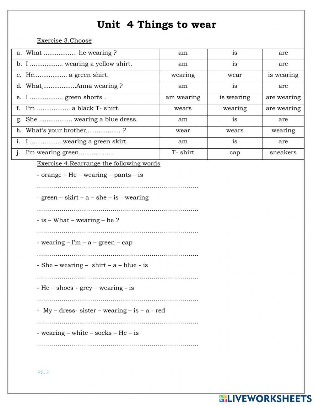 Everybody up 2 - unit 4