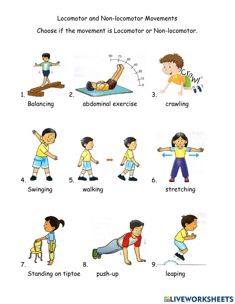 Locomotor And Non-locomotor Online Exercise For Live, 46% OFF