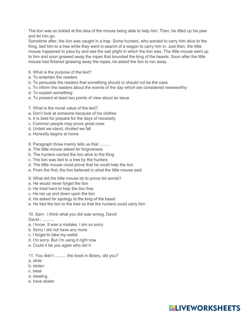 Soal uts bahasa inggris kelas 12