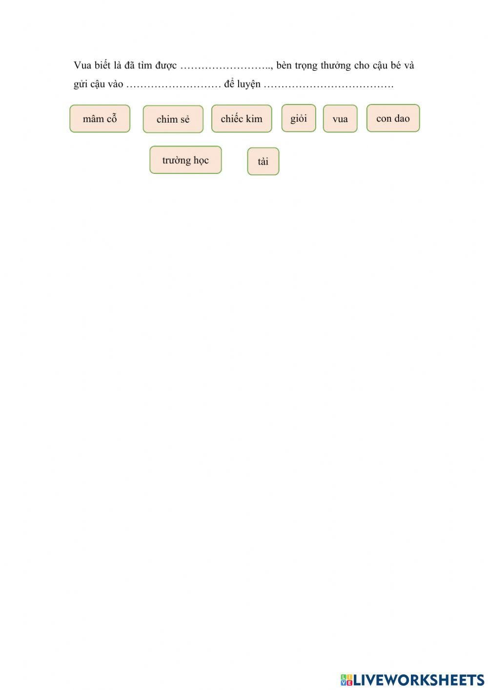 Ôn tập chính tả l-n, an-ang