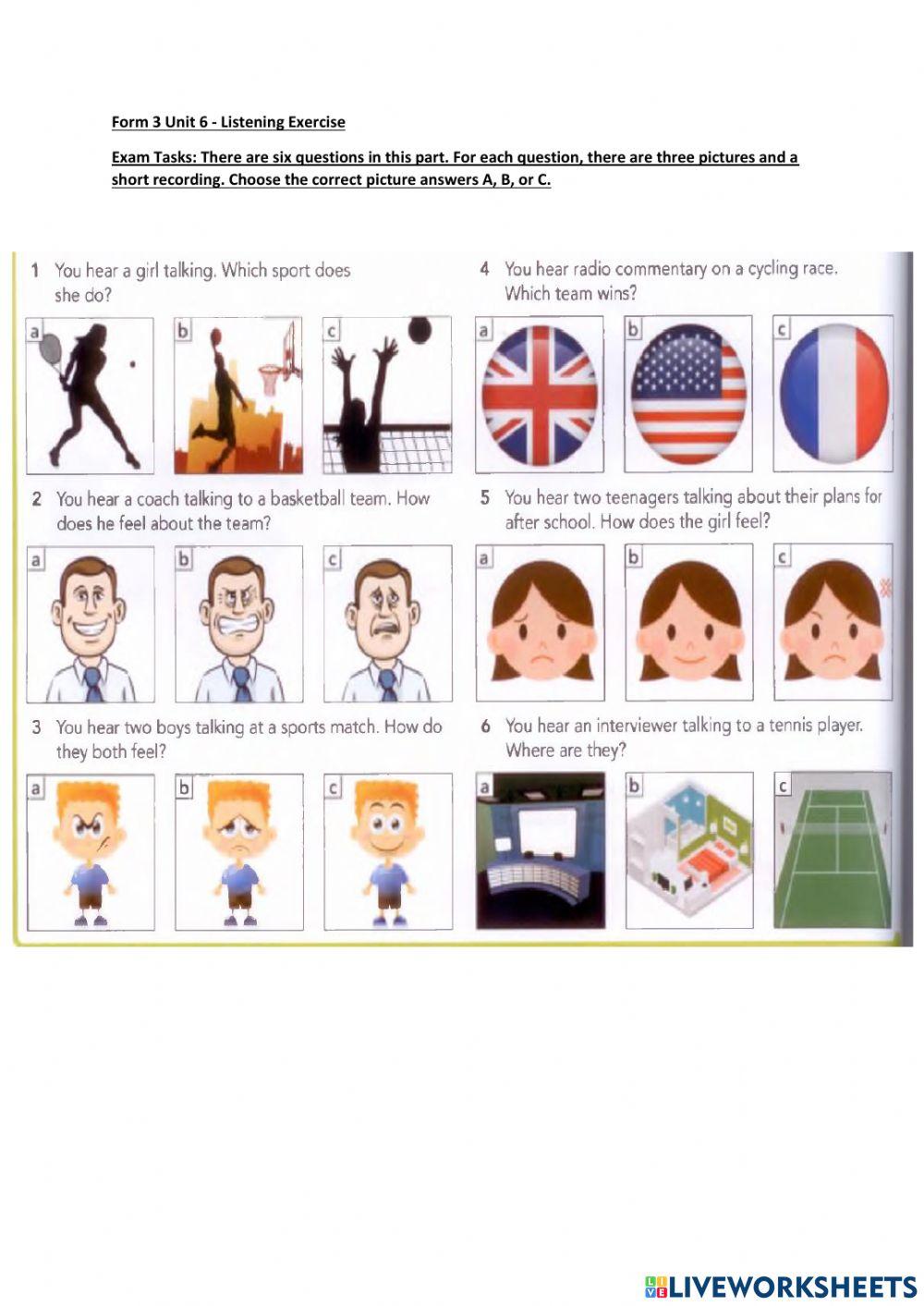 Emotions (Form 3 Unit 6 - English Close Up)