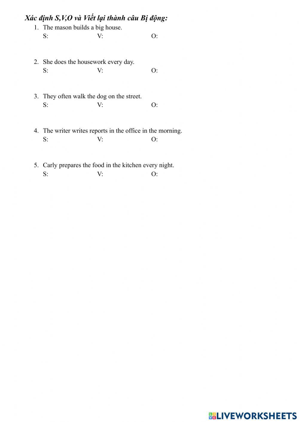 Passive voice Simple present (2)