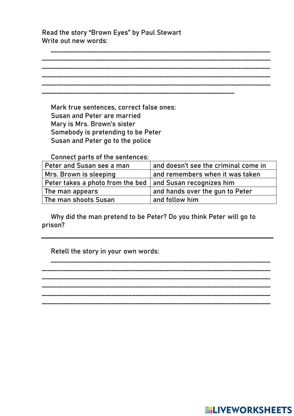 Paul Stewart. Brown eyes.