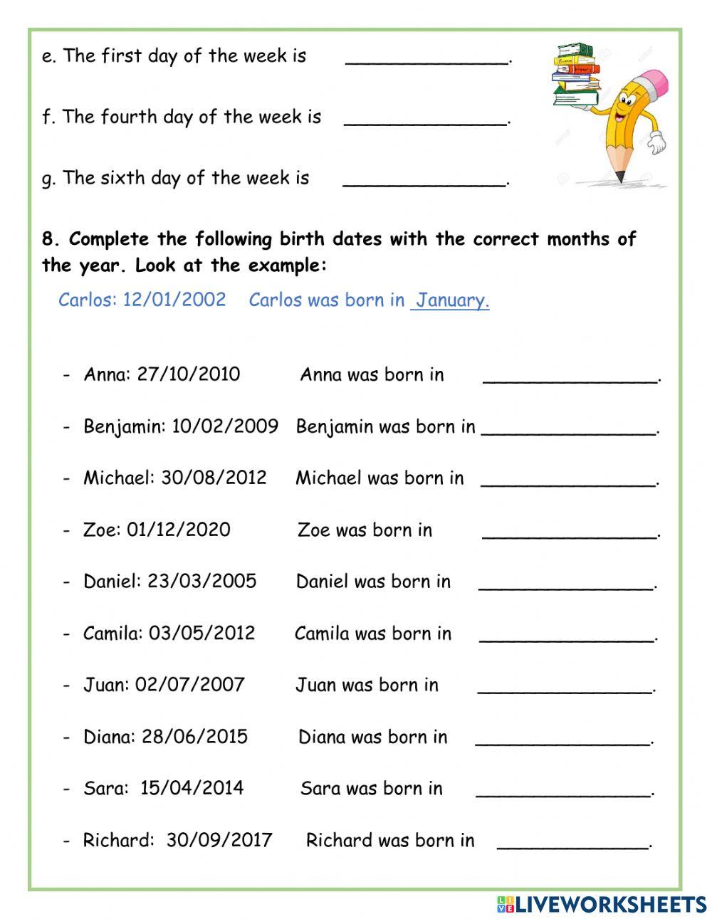 Evaluación Final Inglés