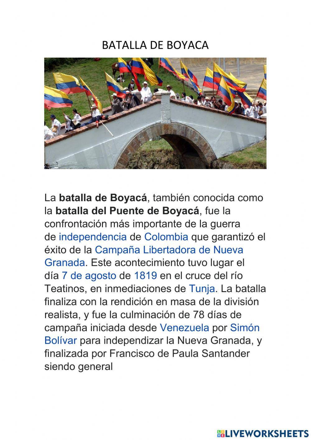 Batalla de Boyaca