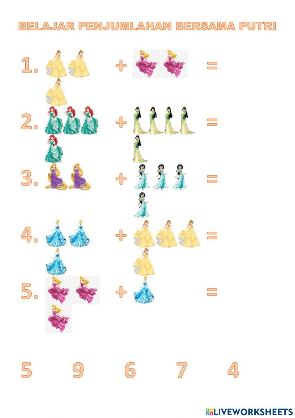 Penjumlahan Bersama Putri