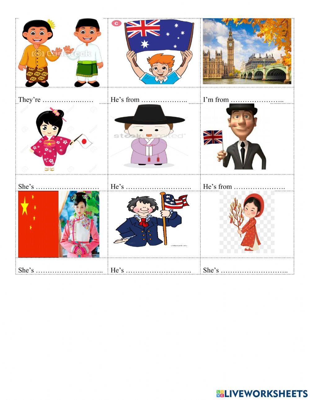 Countries and Nationalities