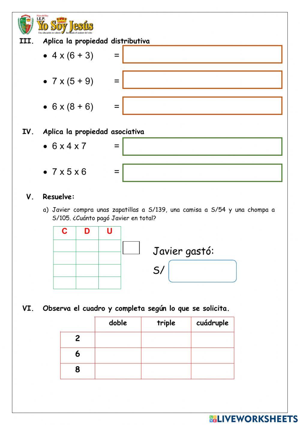 Evaluación de Aritmética