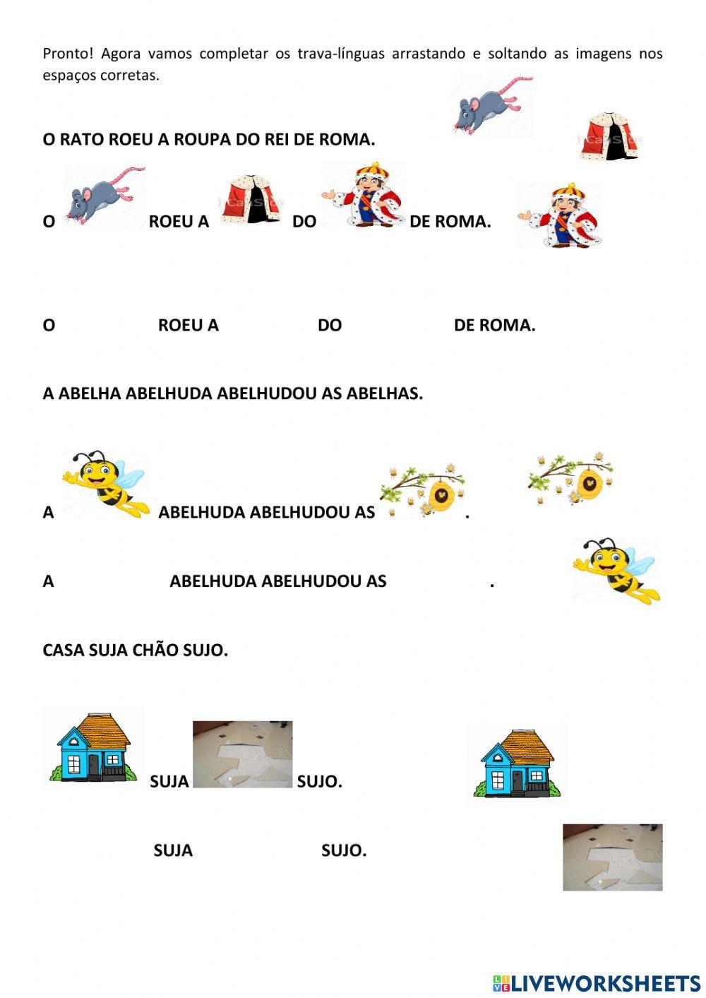 Gênero textual Trava-línguas