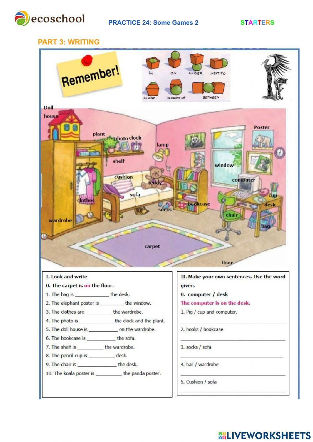 Prepositions of Place