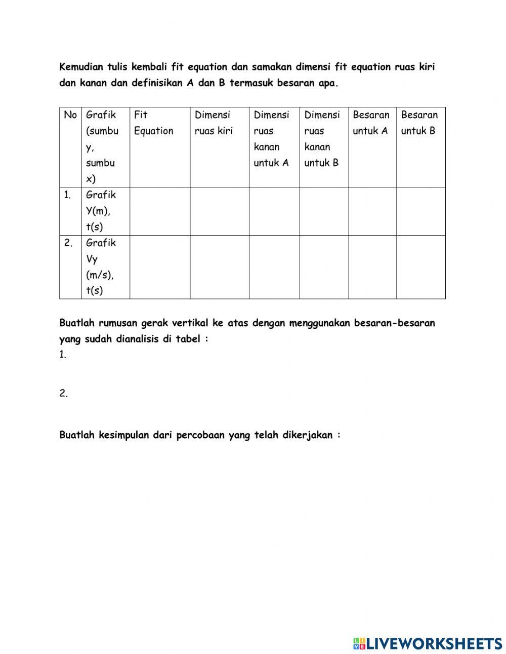 Lkpd gerak vertikal atas menggunakan aplikasi tracker