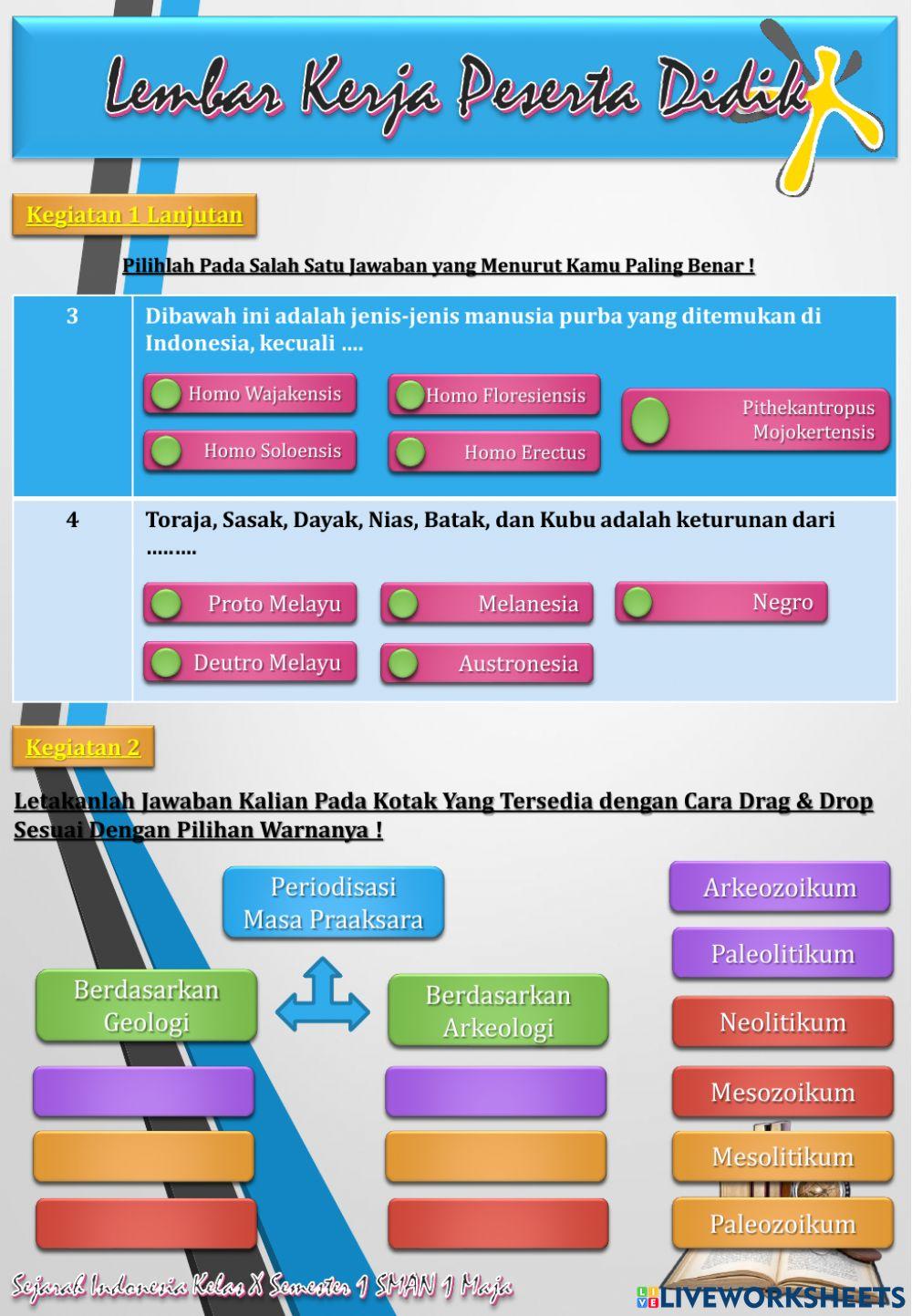 Sejarah indonesia x ips kd 3.3