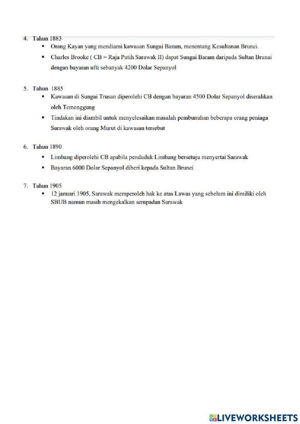 Bab 5 : Pentadbiran Barat di Sarawak dan Sabah