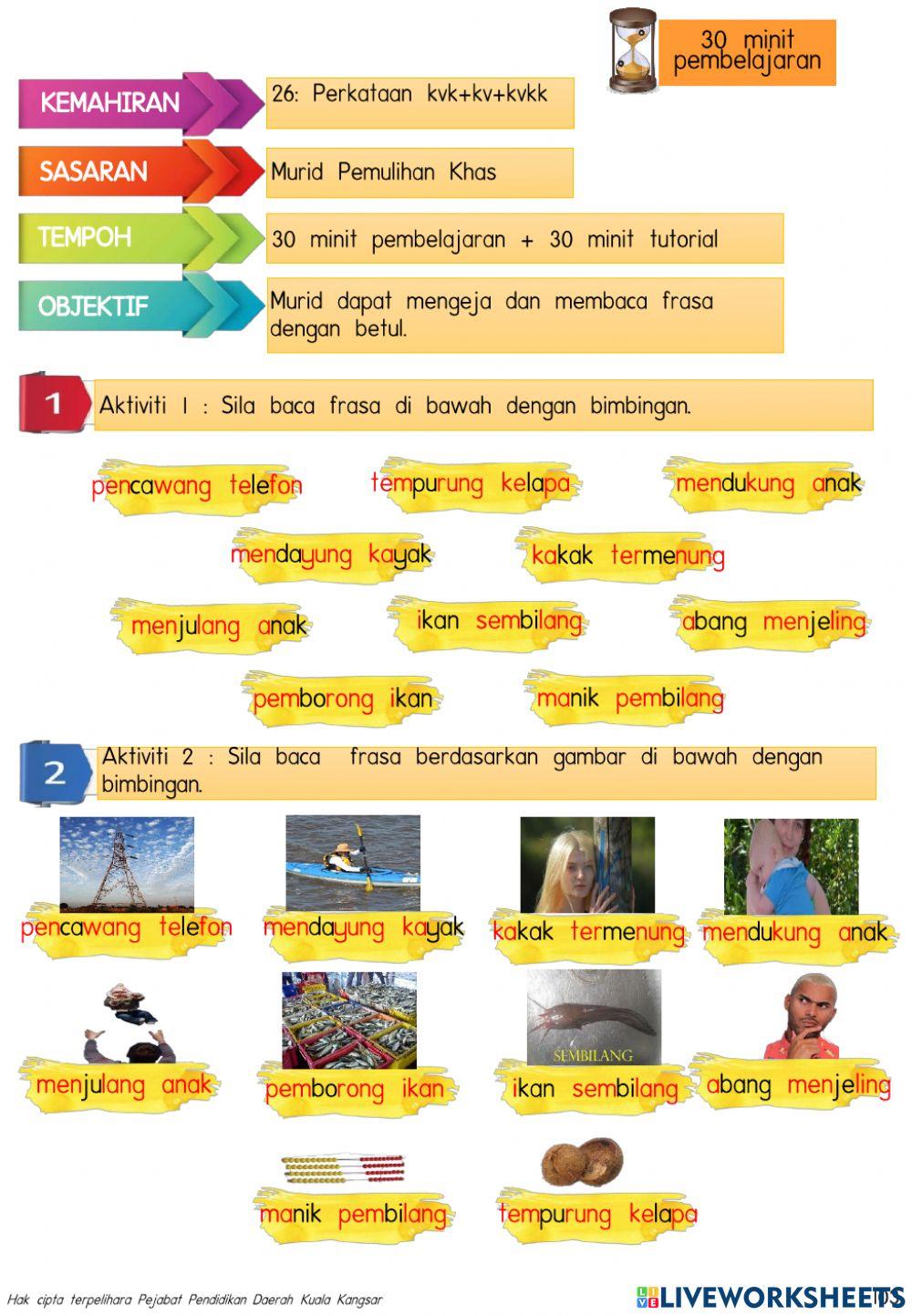 Perkataan kvk+kv+kvkk