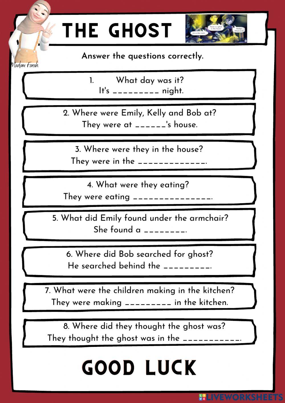 Module 5: The New House - The Ghost (Page 52 and 53)