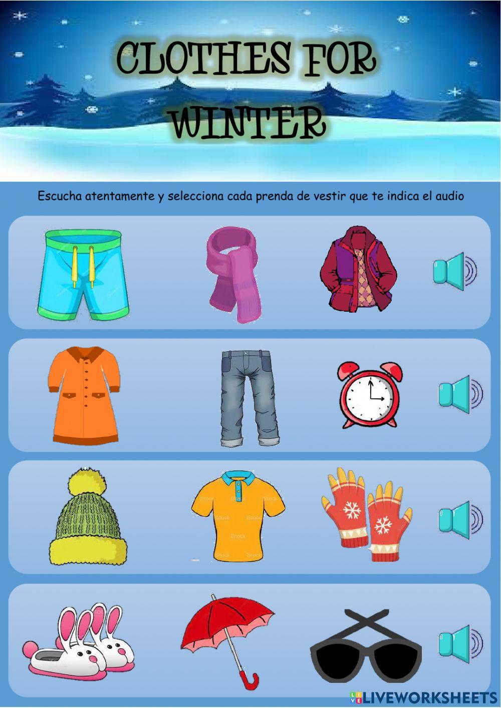 Clothes for winter