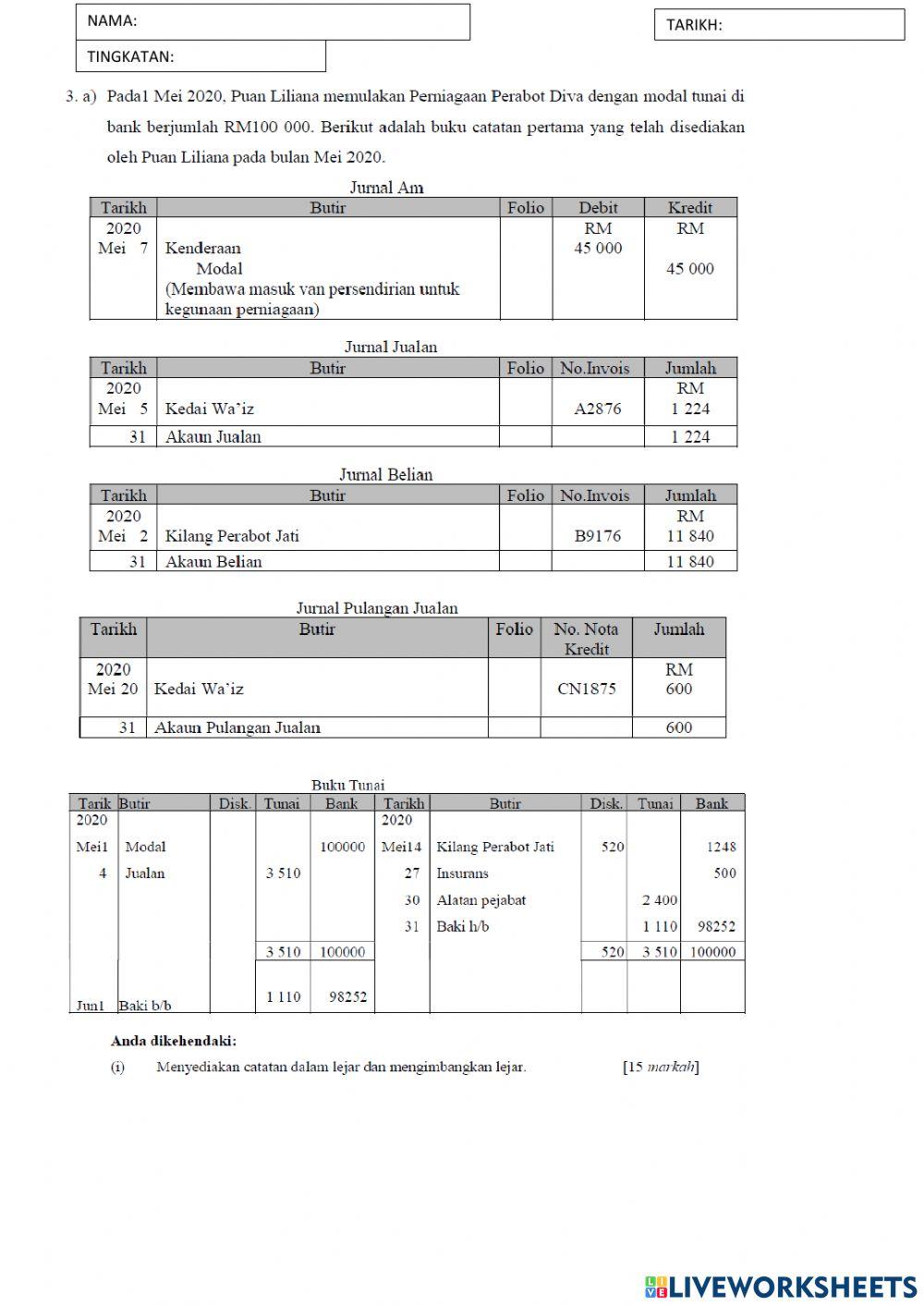 Soalan 3 PPT tingkatan 5 2021 Kelantan