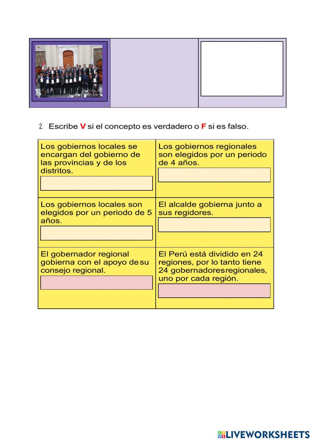 Las autoridades locales y regionales
