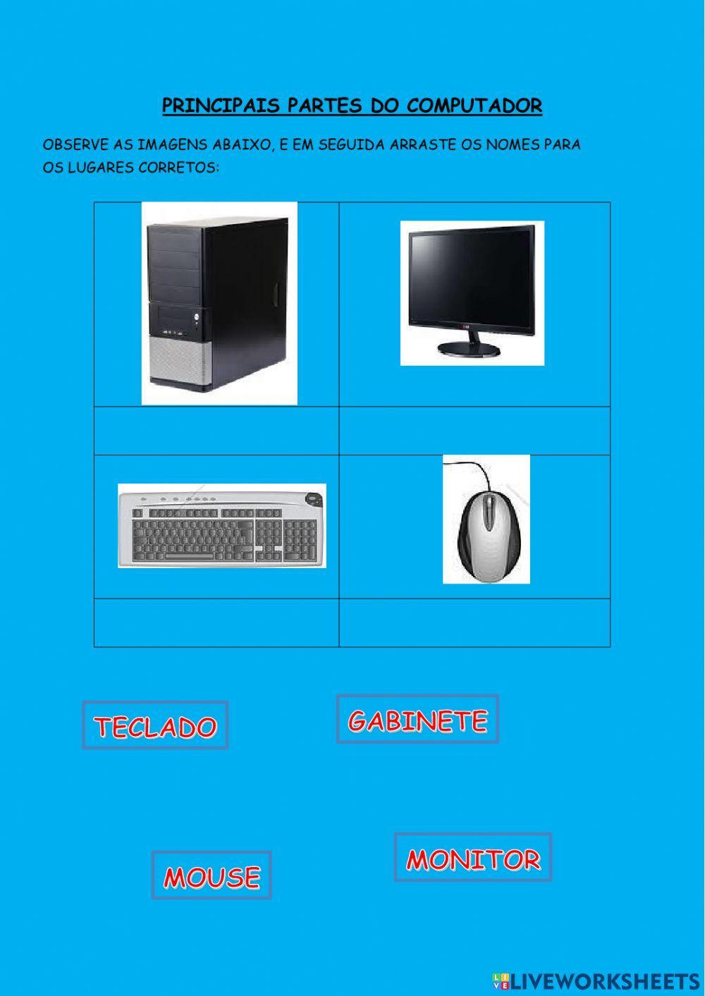 As partes do computador