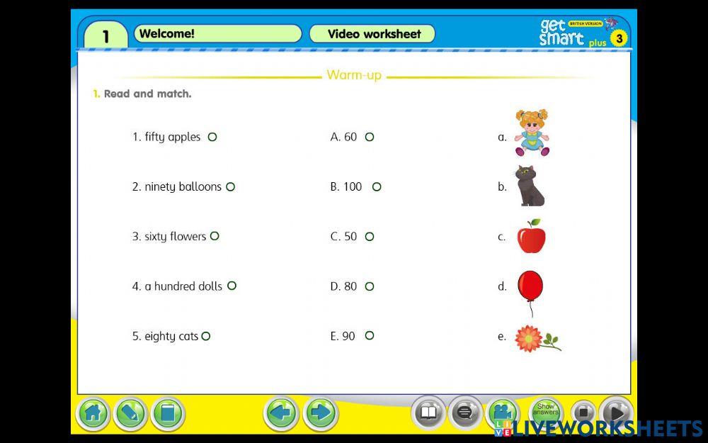 English Year 3- Take a look 3 Episode 1 Exercise 3
