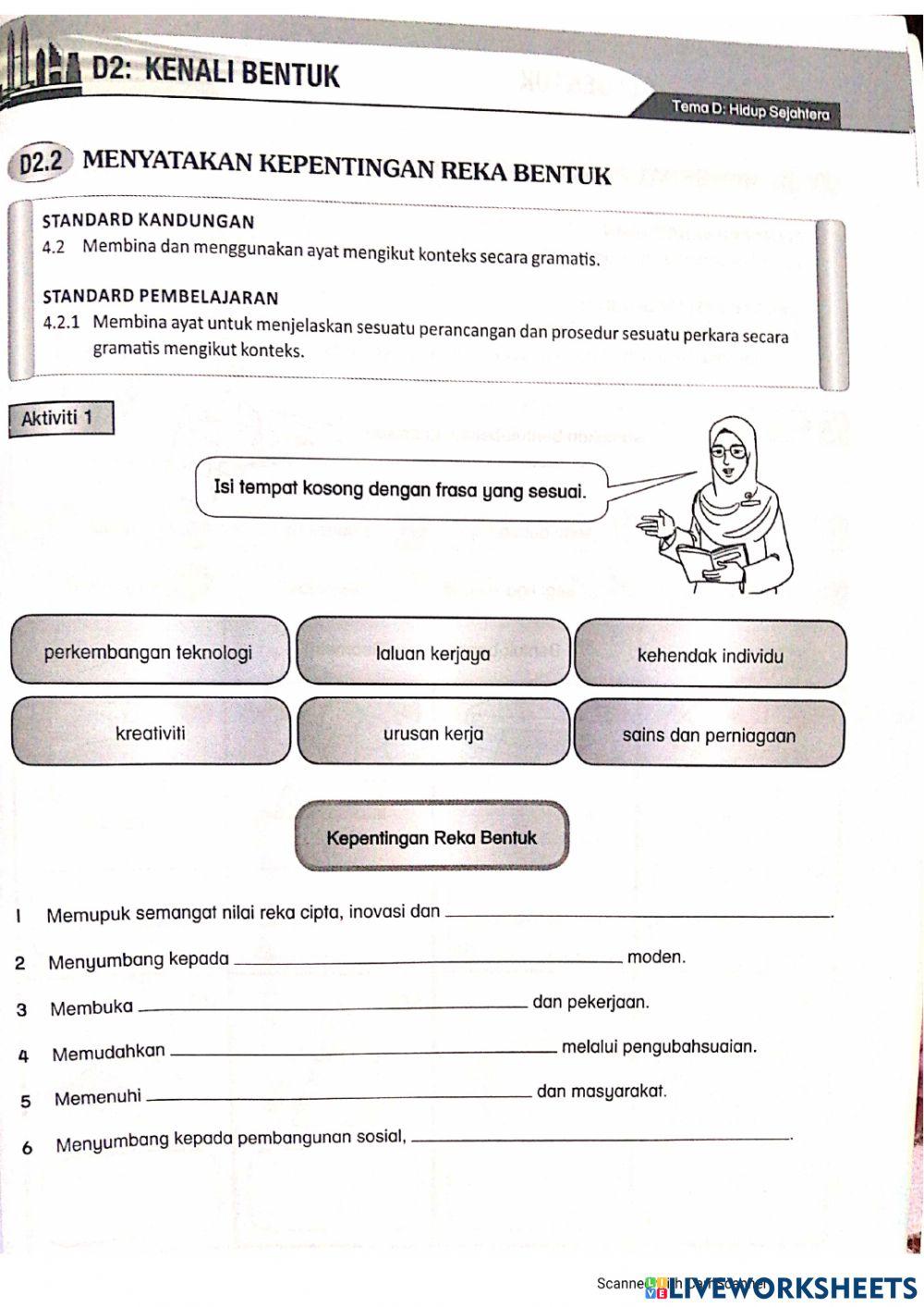 Kenali bentuk amalan bahasa melayu