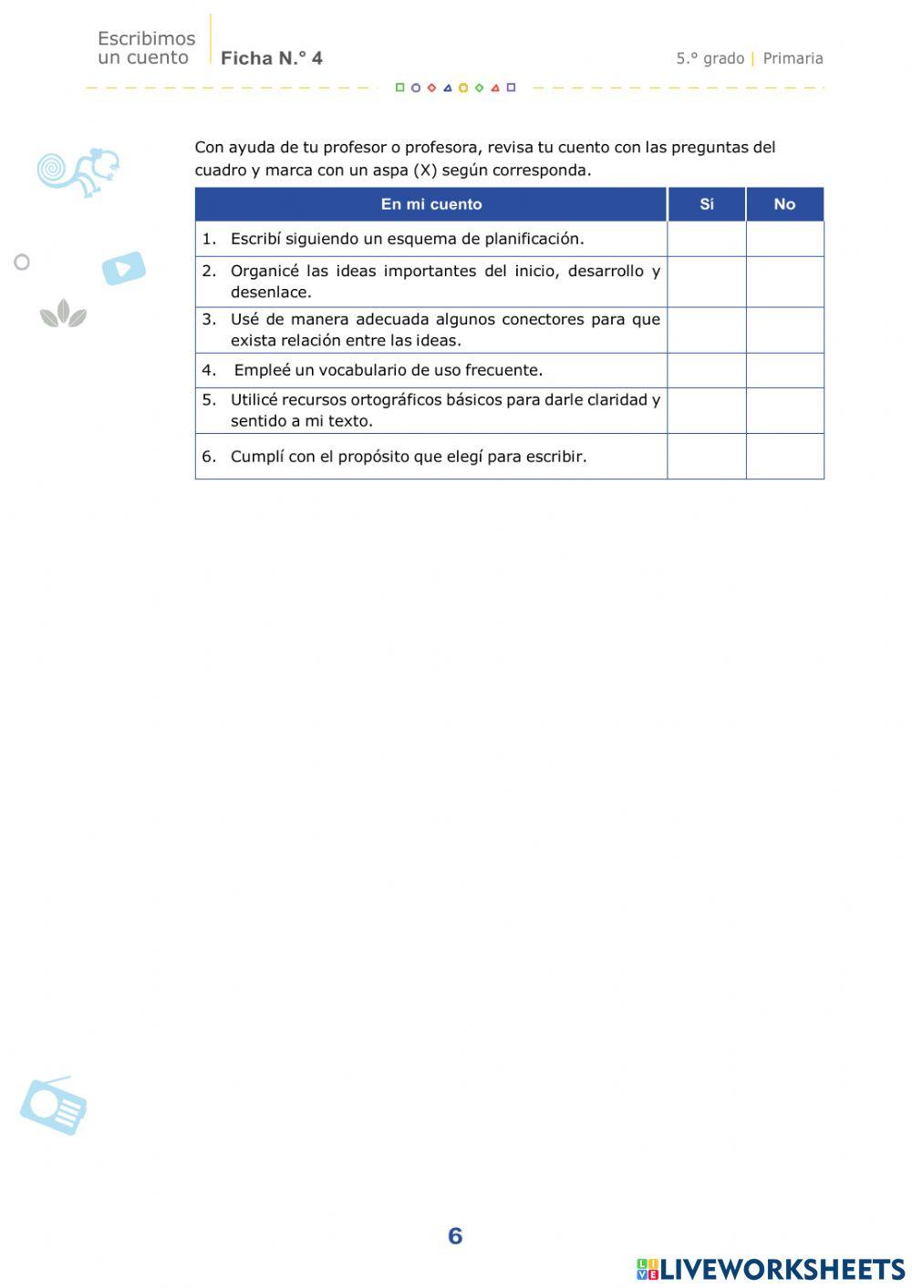 Ficha ° 4 comunicación
