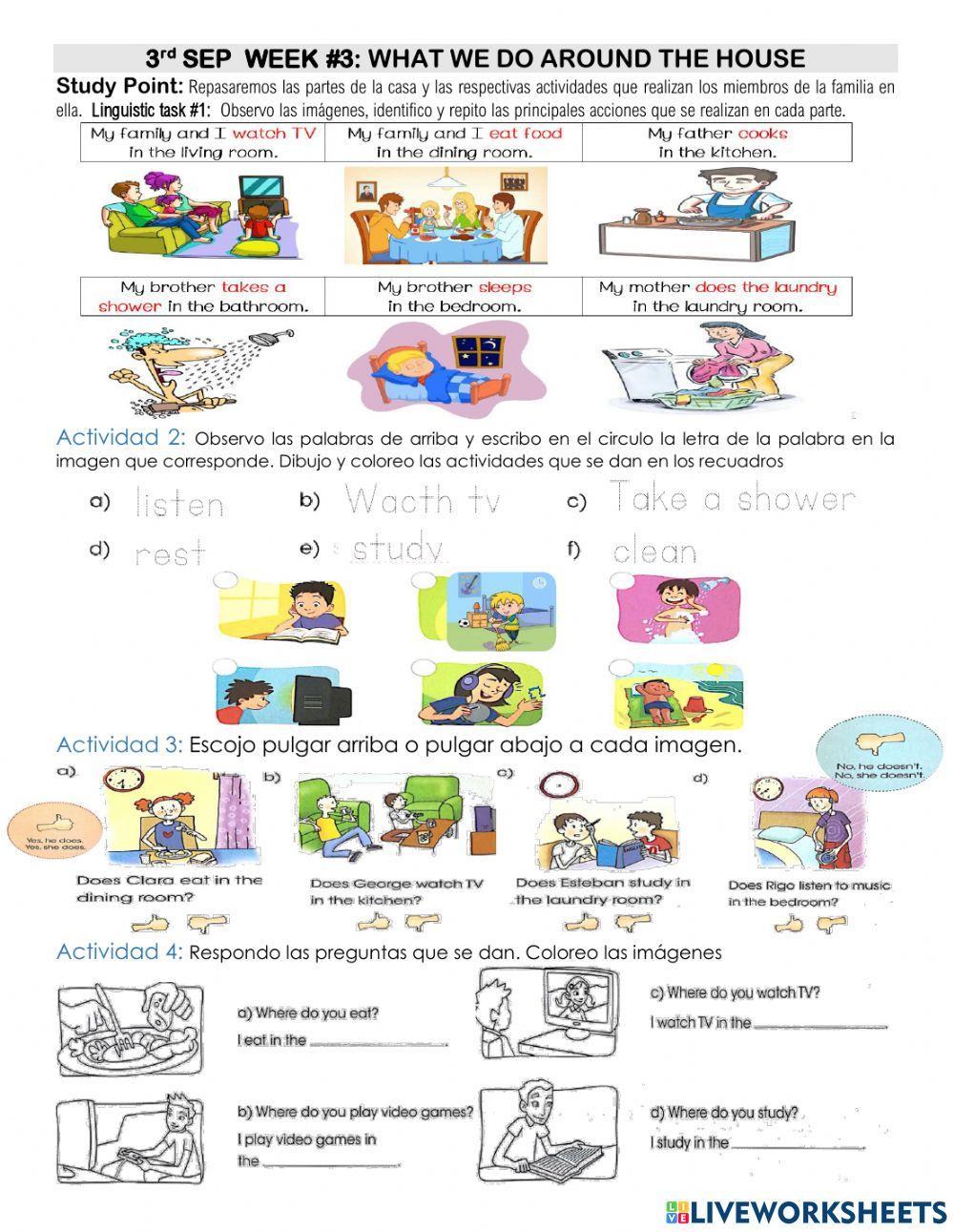 TC 2nd SEP WHAT WE DO AROUND THE HOUSE