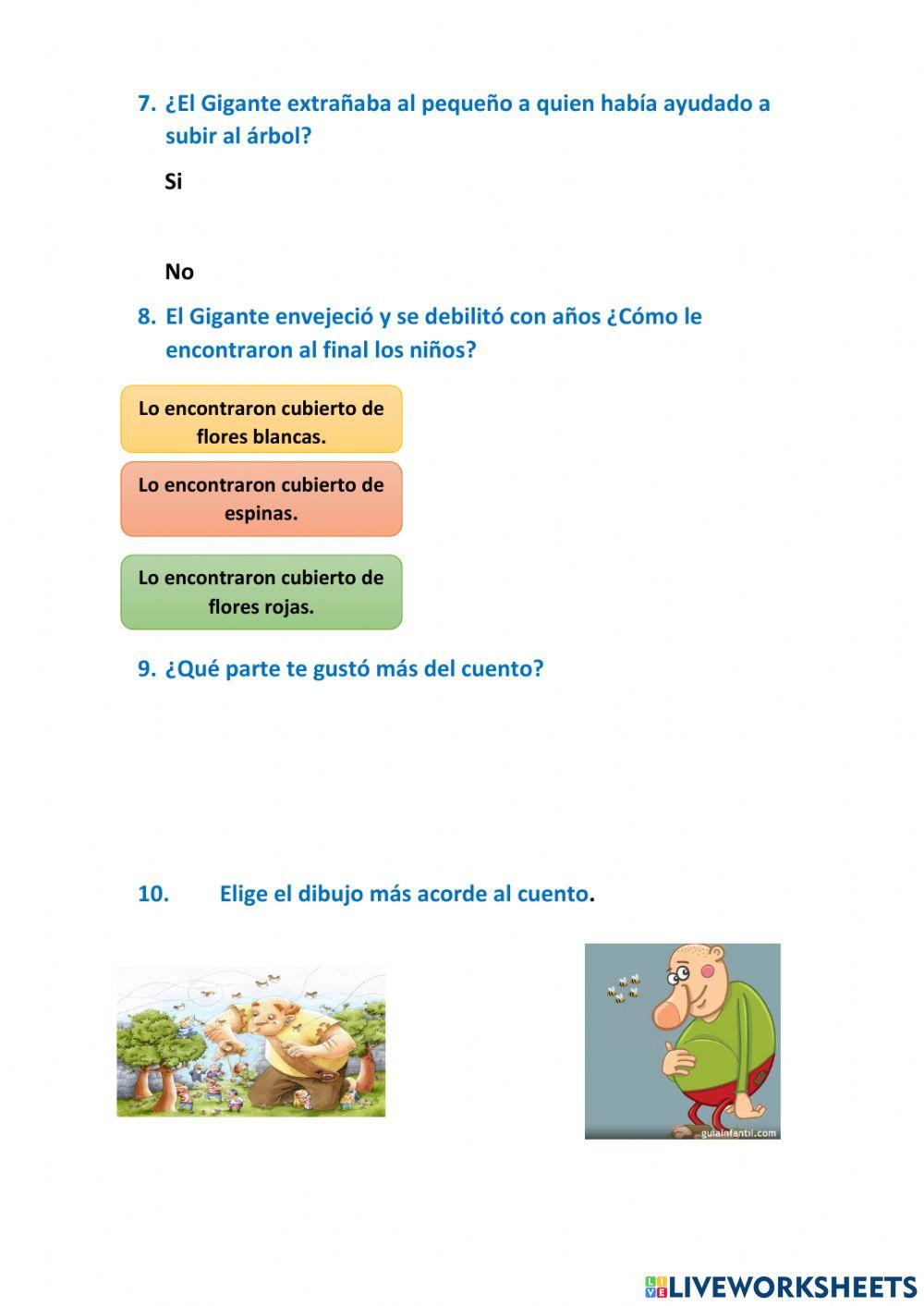 TALLER DE LECTURA 1 CUARTO B