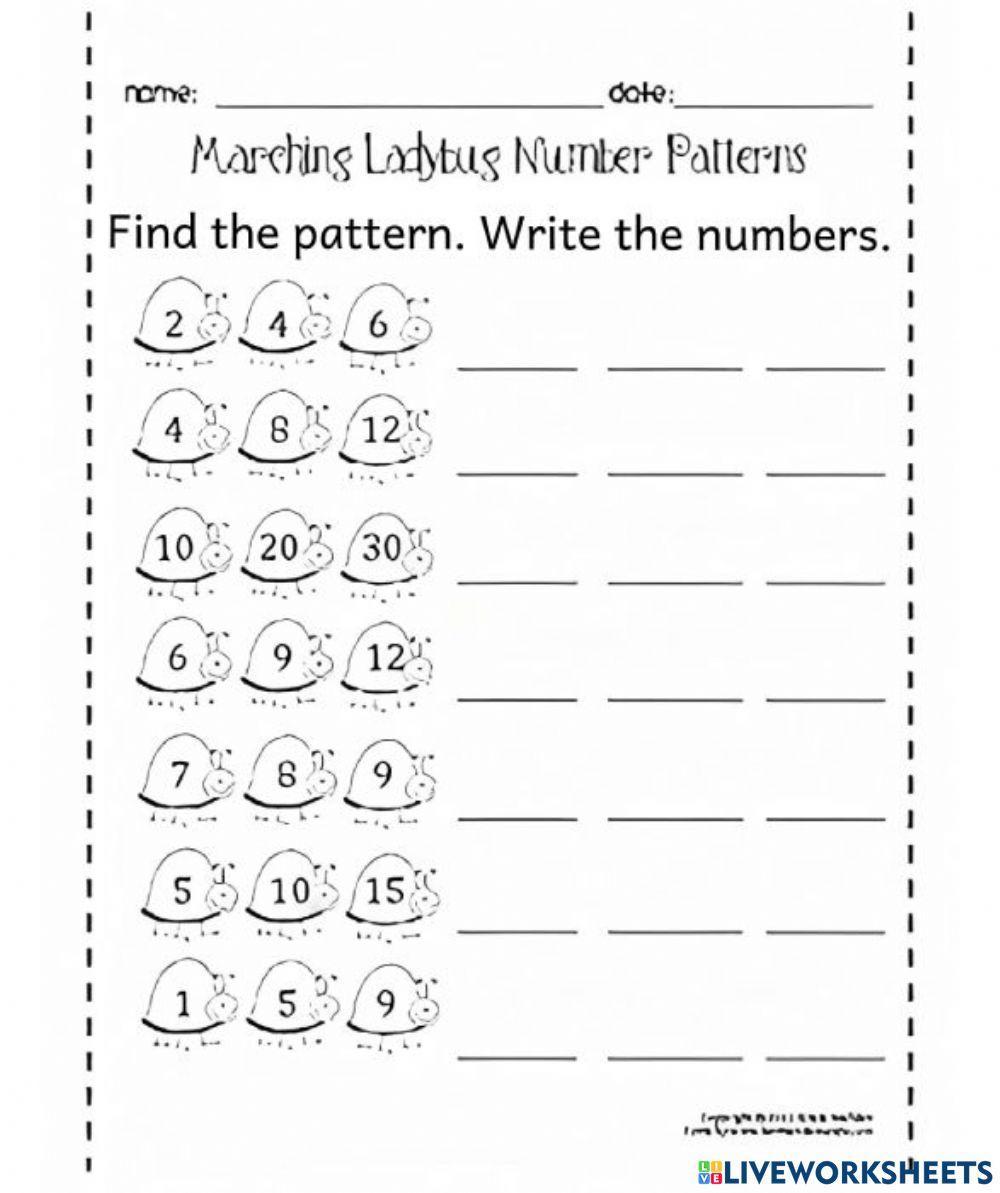 Number patterns