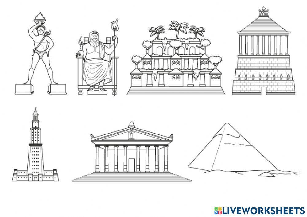 7 maravillas de la antigüedad