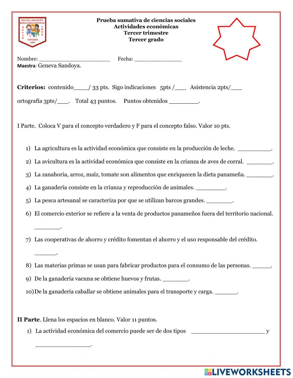 Actividades económicas