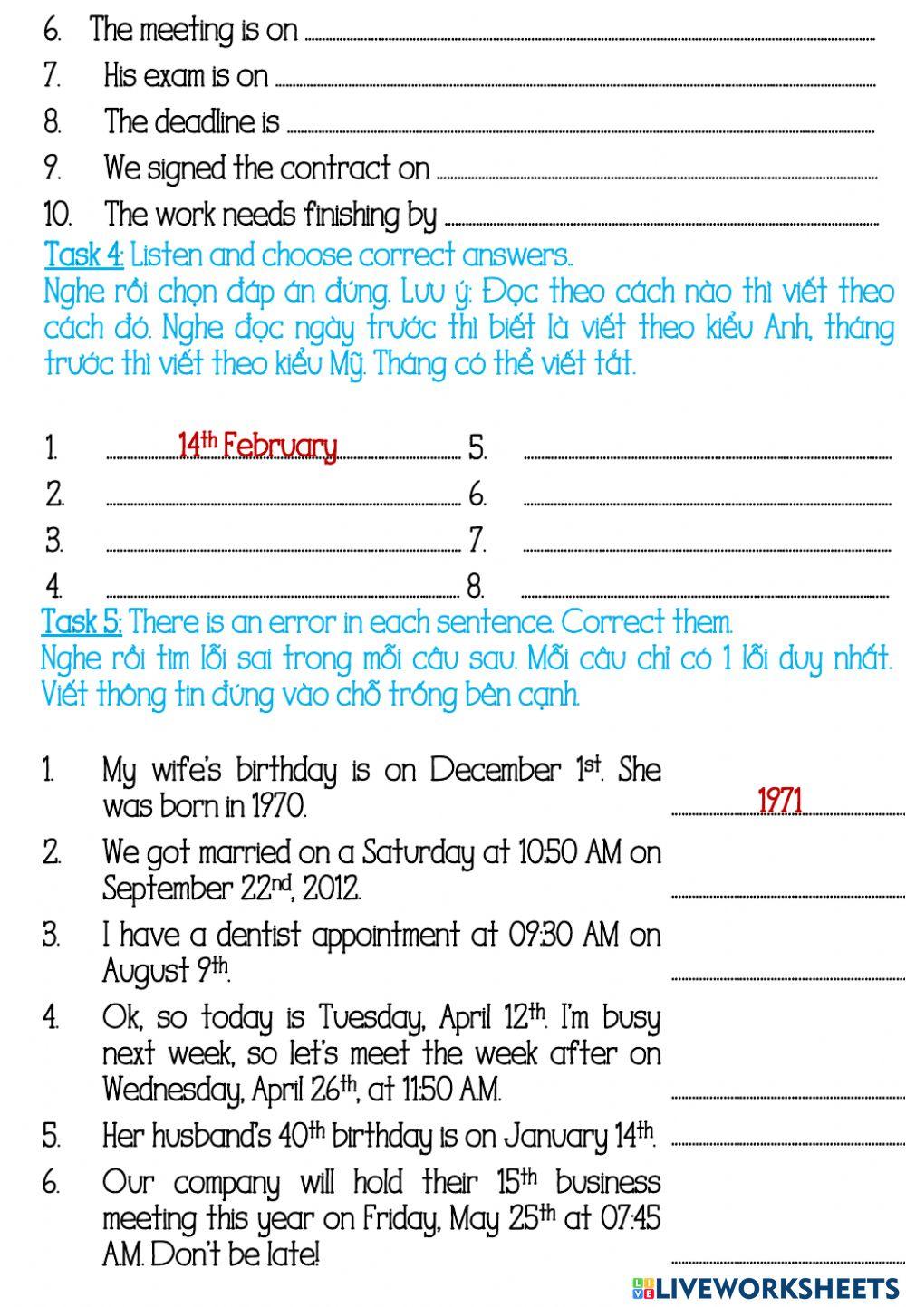 Vui9 ws listening dates