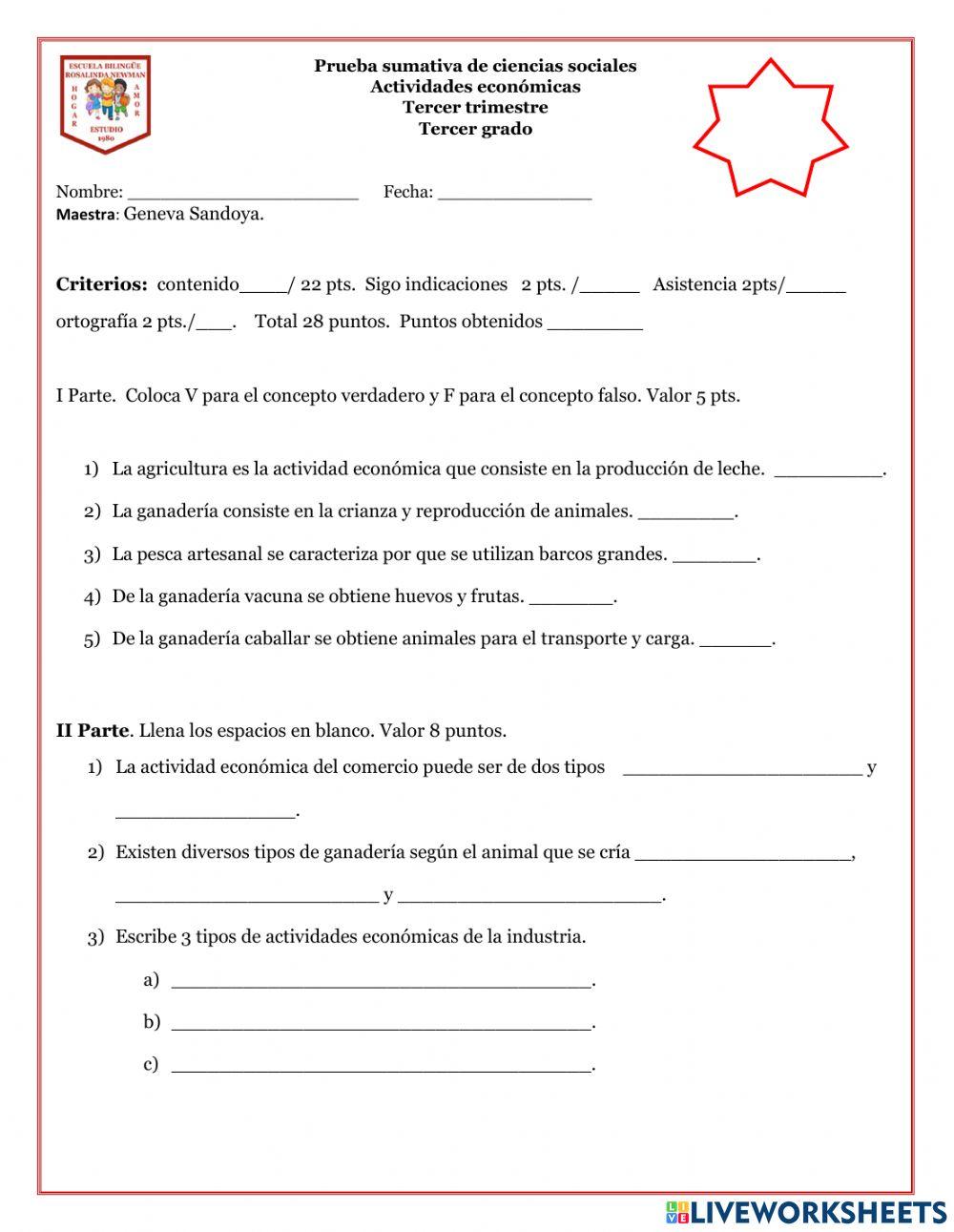 Actividades económicas