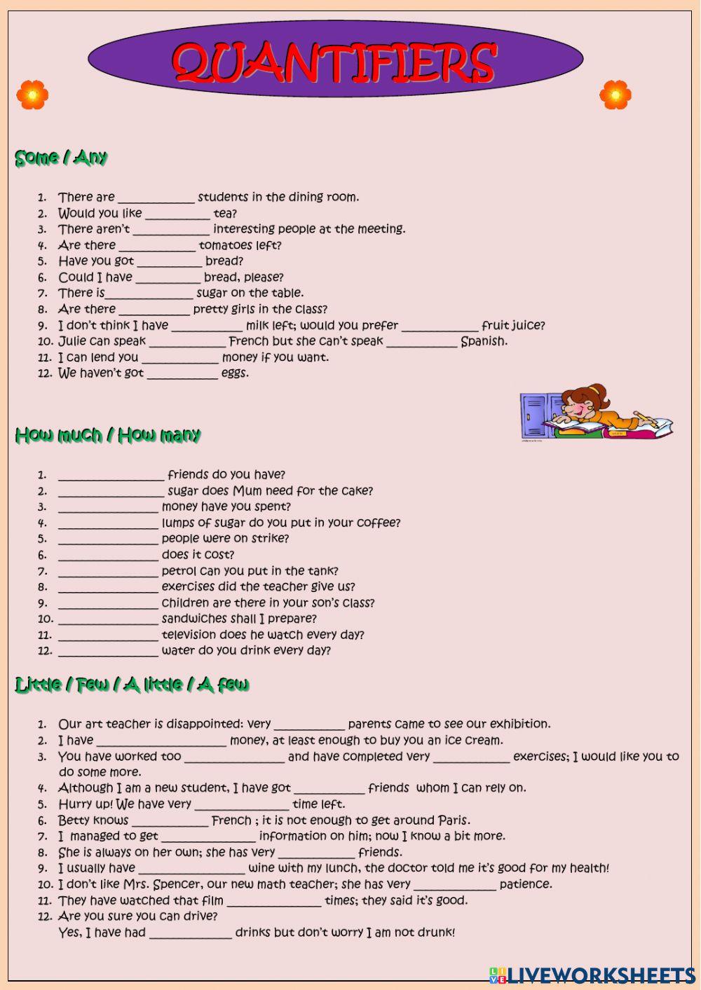 Grammar: Quantifiers