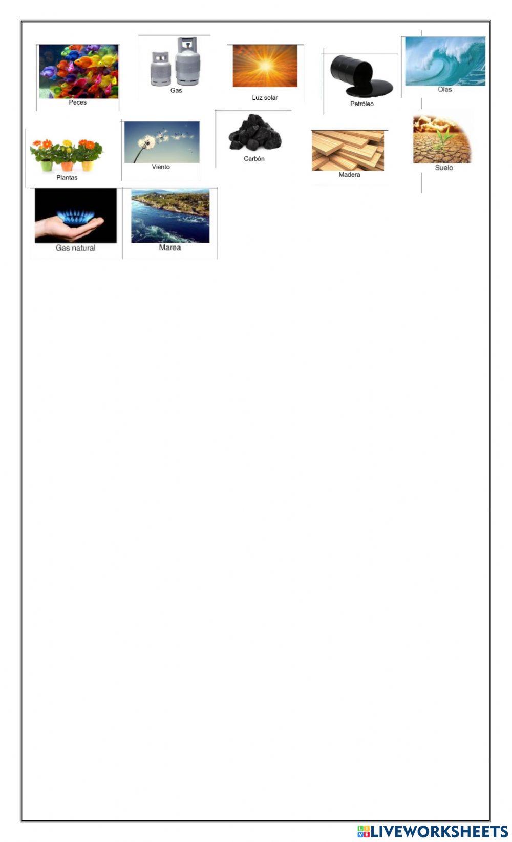 Los recursos naturales