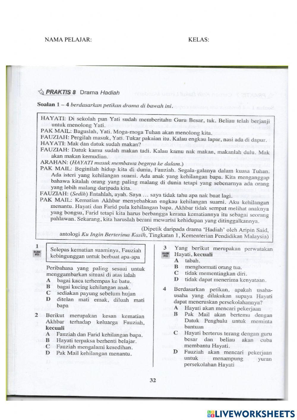 Petikan drama & umum