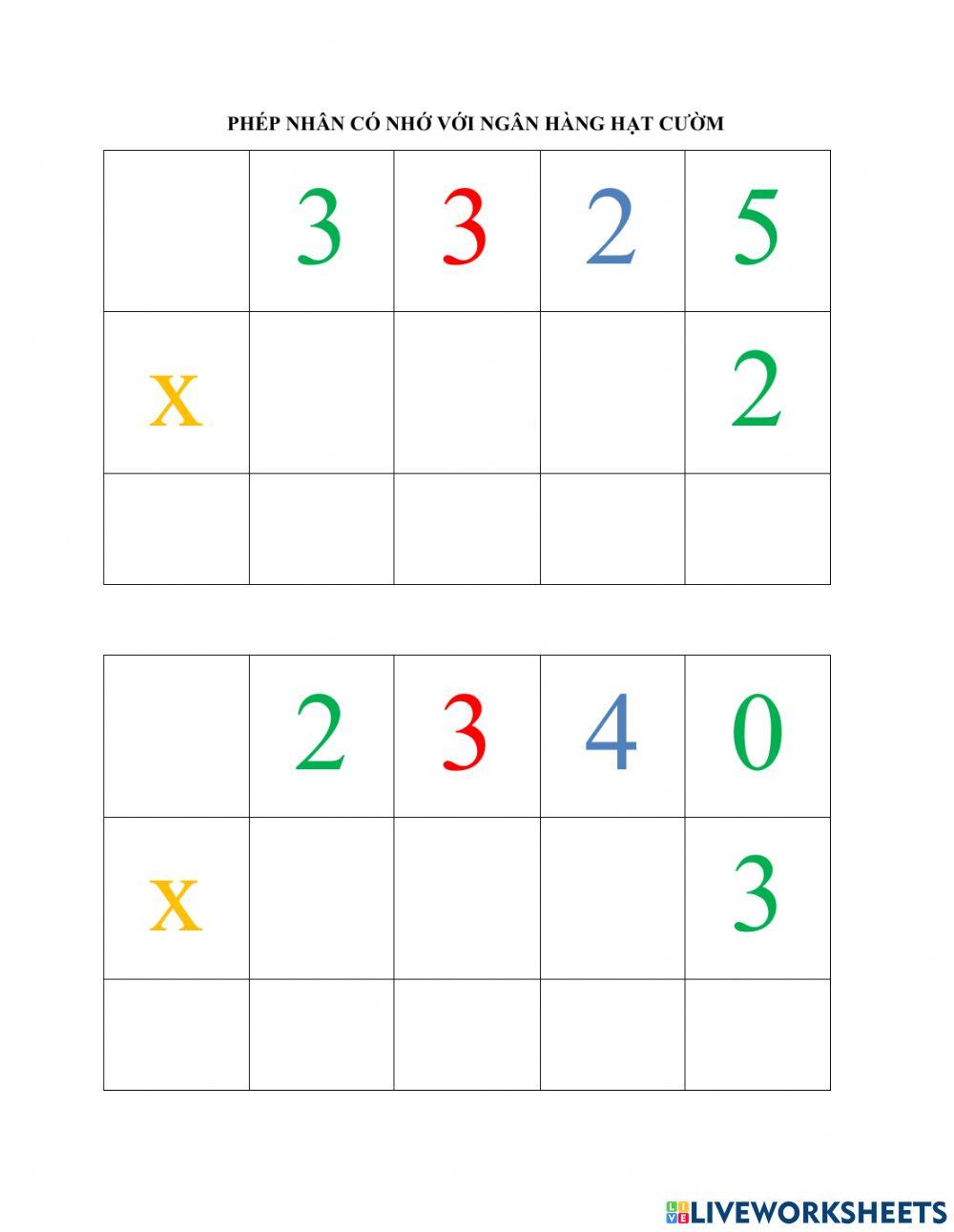 Nhân có nhớ với ngân hàng hạt cườm