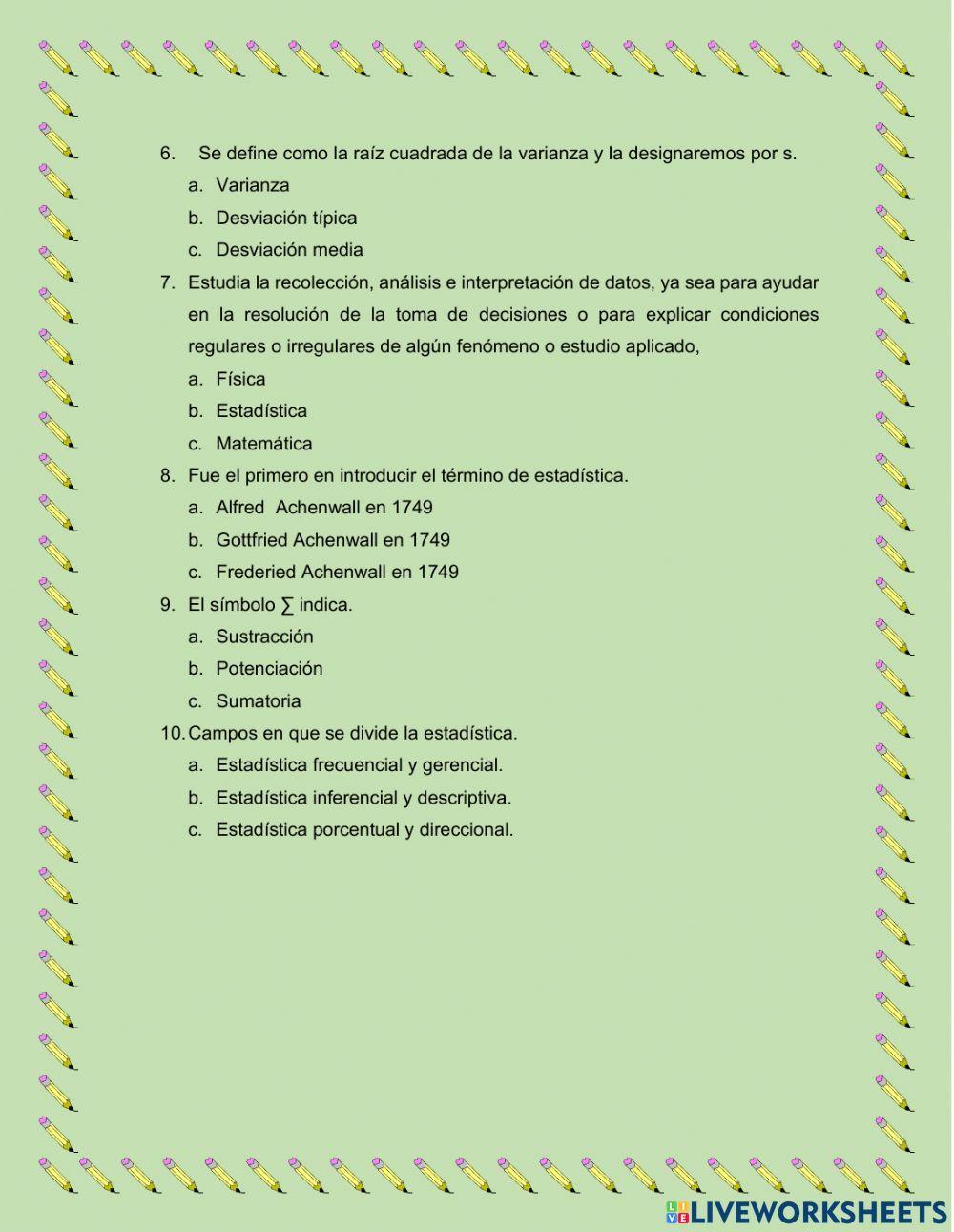 Estadistica comercio