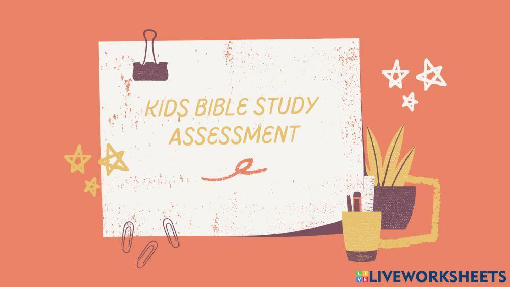 Kids Bible Study (Noah Ark)
