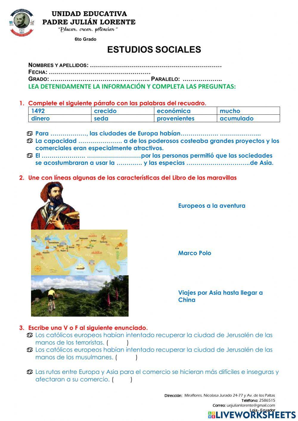 Europa antes de 1492